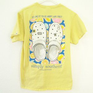 Simply Southern Yellow Tee Medium